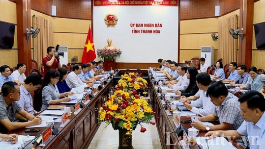 Đoàn công tác tỉnh Lào Cai trao đổi kinh nghiệm triển khai một số lĩnh vực tại Thanh Hóa