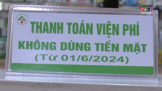 Bệnh viện Đa khoa tỉnh Lào Cai đẩy mạnh thực hiện thanh toán không dùng tiền mặt