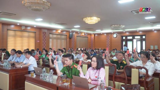 Kỳ họp thứ 17 HĐND thành phố Lào Cai thông qua 18 nghị quyết