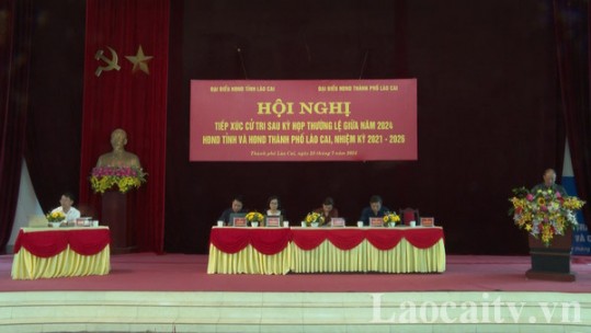 Tổ đại biểu HĐND tỉnh tiếp xúc cử tri phía Nam thành phố Lào Cai