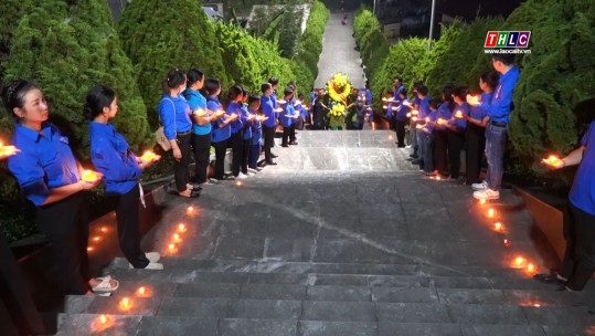 Tuổi trẻ Lào Cai tổ chức lễ thắp nến tri ân các anh hùng liệt sỹ