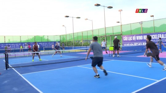 Phong trào tập luyện môn Pickleball ở thành phố Lào Cai