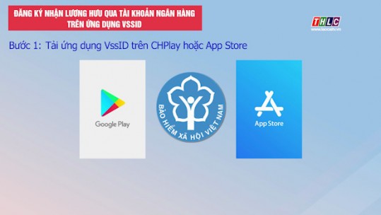 Hướng dẫn đăng ký nhận lương hưu qua tài khoản ngân hàng trên ứng dụng VssID