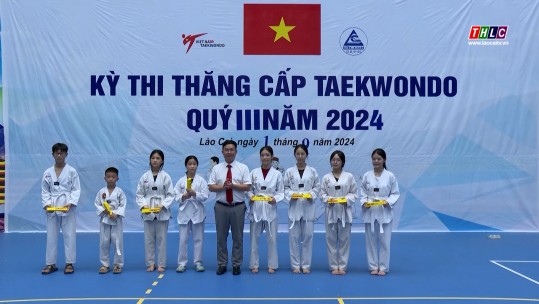 522 võ sinh Taekwondo tham dự kỳ thi thăng cấp đai