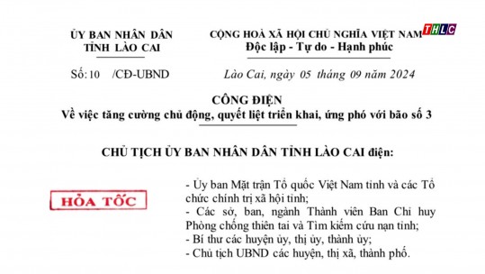 Tăng cường ứng phó với Bão số 3