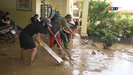 Vệ sinh, tu sửa trường lớp trước khi đón học sinh trở lại trường