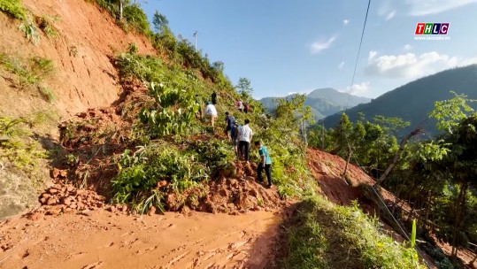 Xã Tân Tiến, huyện Bảo Yên có hàng trăm điểm sạt lở