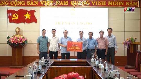 Tỉnh An Giang trao hỗ trợ tỉnh Lào Cai khắc phục hậu quả mưa lũ