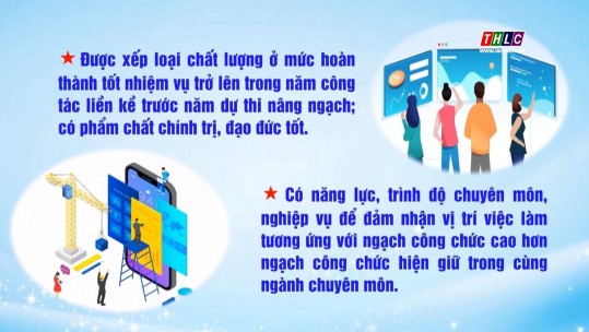 Điều kiện đăng ký dự thi nâng ngạch công chức