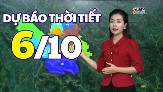 Dự báo thời tiết đêm 05 ngày 06/10/2024