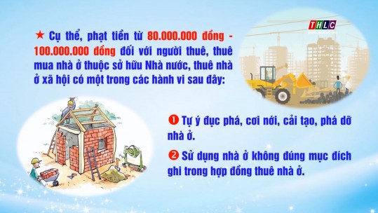 Quy định xử phạt hành chính về tự ý cải tạo, phá dỡ nhà ở xã hội