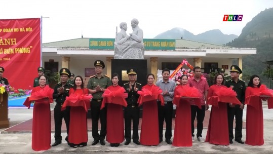 Khánh thành Tượng đài “Bác Hồ với chiến sĩ biên phòng”