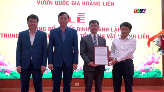 Thành lập Trung tâm Du lịch và Bảo tồn sinh vật Hoàng Liên