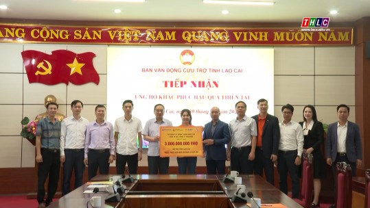 Tập đoàn T&T Group và Ngân hàng SHB hỗ trợ Lào Cai khắc phục hậu quả thiên tai