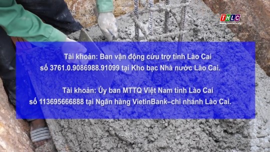 Kéo dài thời gian tiếp nhận nguồn lực ủng hộ Nhân dân Lào Cai khắc phục hậu quả thiên tai