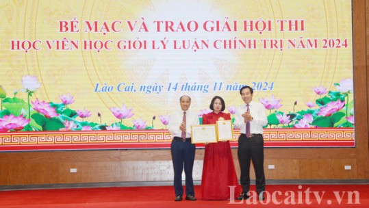 Bế mạc Hội thi Học viên học giỏi lý luận chính trị năm 2024