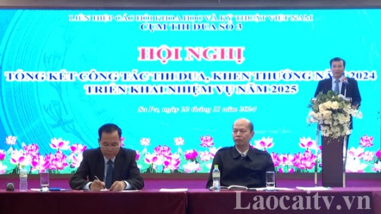 Tổng kết công tác thi đua, khen thưởng Liên hiệp các Hội Khoa học và Kỹ thuật cụm các tỉnh Tây Bắc