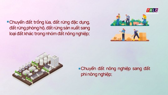 Các trường hợp chuyển mục đích sử dụng đất phải xin phép