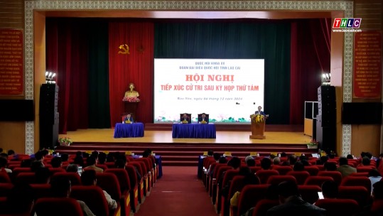 Đoàn Đại biểu Quốc hội tỉnh tiếp xúc cử tri Bảo Yên