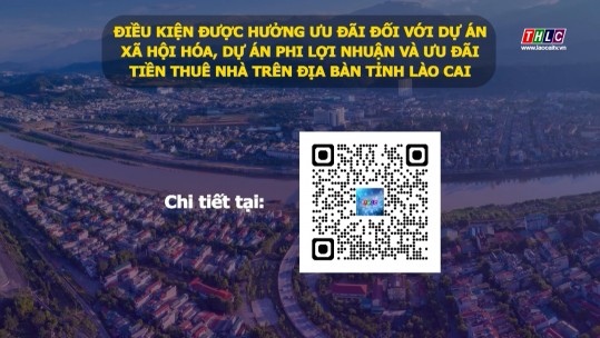 Điều kiện được hưởng ưu đãi đối với dự án xã hội hóa, dự án phi lợi nhuận trên địa bàn tỉnh Lào Cai