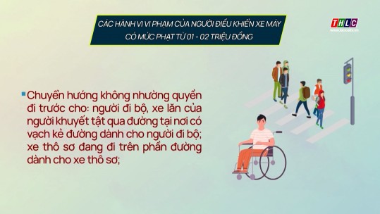 Các hành vi vi phạm của người điều khiển xe máy có mức phạt từ 01 – 02 triệu đồng