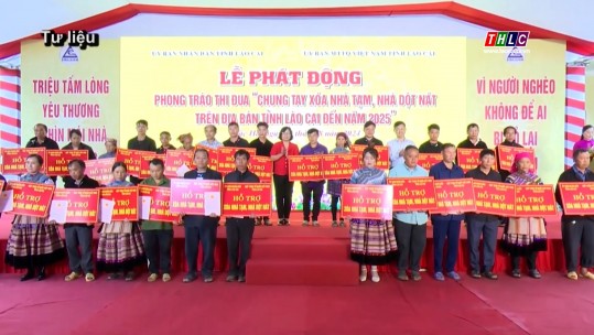 Đồng loạt tổ chức Lễ phát động phong trào thi đua Xóa nhà tạm, nhà dột nát