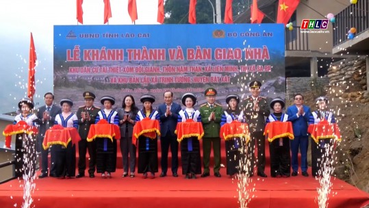 Lễ khánh thành, bàn giao nhà ở cho người dân thị xã Sa Pa và huyện Bát Xát