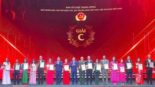 Lào Cai đoạt 2 giải C tại Giải Báo chí toàn quốc về xây dựng Đảng lần thứ IX năm 2024