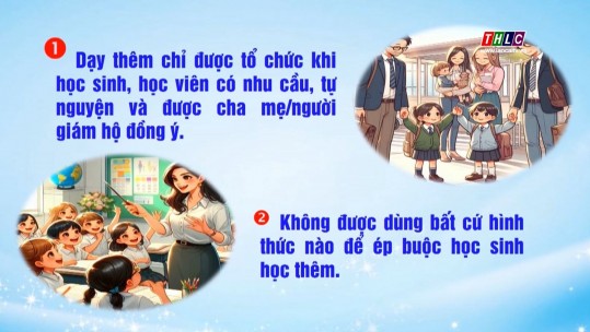 Nguyên tắc khi dạy thêm của giáo viên