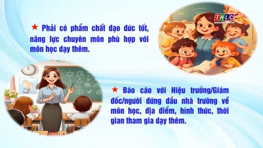 Điều kiện để giáo viên dạy thêm ngoài trường