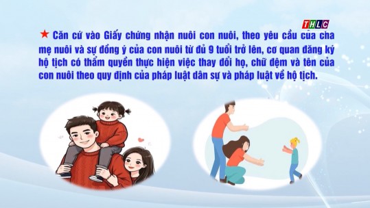 Thủ tục đăng ký nhận con nuôi từ ngày 08/01/2025