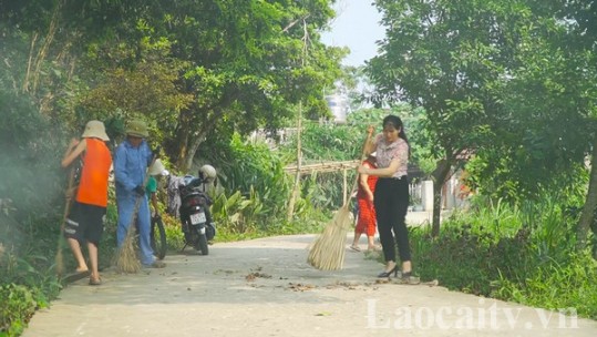 Thành phố Lào Cai tích cực thực hiện tiêu chí môi trường