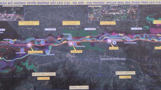 Năm 2030 cơ bản hoàn thành dự án đường sắt Lào Cai - Hà Nội - Hải Phòng