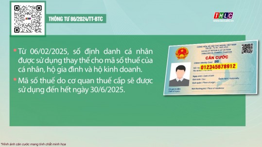 Từ 01/7/2025, số định danh cá nhân sẽ thay thế mã số thuế cá nhân