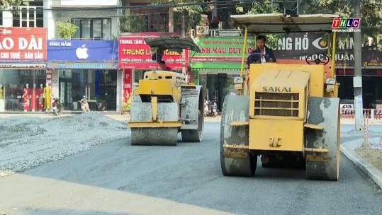 Thành phố Lào Cai nâng cấp các tuyến đường đạt chuẩn tiêu chí đô thị loại I