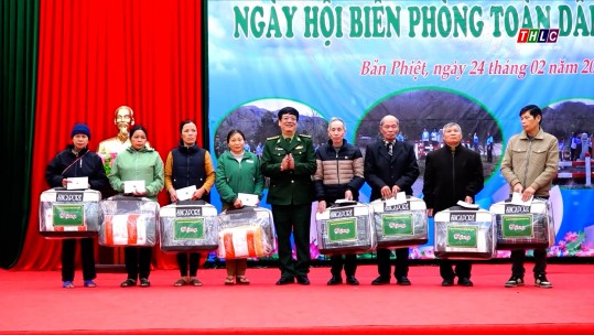 Xã Bản Phiệt tổ chức Ngày hội Biên phòng toàn dân