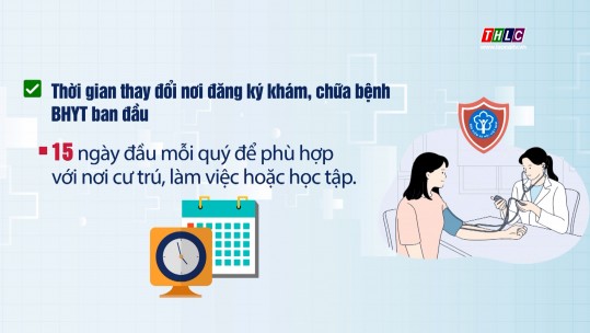 Thời gian thay đổi nơi đăng ký khám, chữa bệnh bảo hiểm y tế ban đầu