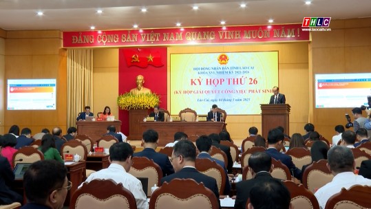 Khai mạc Kỳ họp thứ 26, HĐND tỉnh Lào Cai khóa XVI