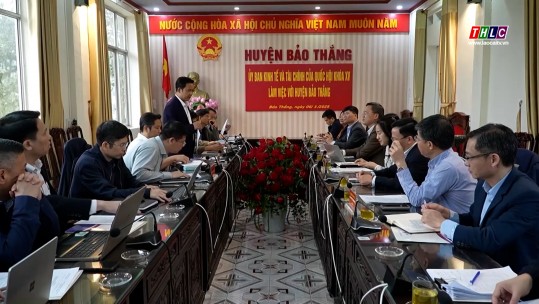 Đoàn công tác của Quốc hội khảo sát triển khai Luật Đất đai 2024 tại huyện Bảo Thắng