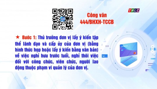 6 bước giải quyết chính sách nghỉ hưu trước tuổi