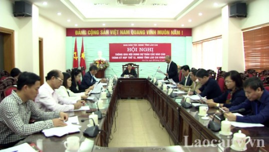 Ban Dân tộc thông qua dự thảo các báo cáo trình kỳ họp thứ 12 – HĐND tỉnh khóa XV