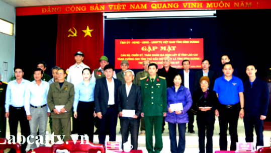 Lãnh đạo tỉnh Bình Dương gặp mặt cán bộ, chiến sỹ, thân nhân gia đình liệt sỹ tăng cường tại tỉnh Thủ Dầu Một