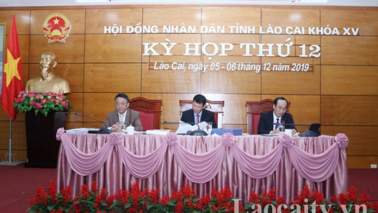 Ngày làm việc thứ nhất Kỳ họp thứ 12 - HĐND tỉnh Lào Cai khóa XV