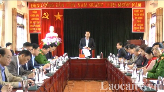 Giải quyết kiến nghị của người dân tại Khu công nghiệp Tằng Loỏng