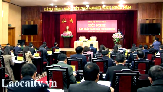 Hội nghị BCH Đảng bộ tỉnh Lào Cai lần thứ hai mươi hoàn thành chương trình làm việc