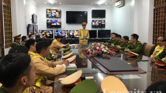 Công an thành phố Lào Cai mở đợt cao điểm tấn công, trấn áp tội phạm dịp tết Nguyên đán 2020