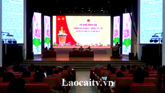 Kỳ họp thứ 11, HĐND TP Lào Cai biểu quyết thông qua 06 nghị quyết