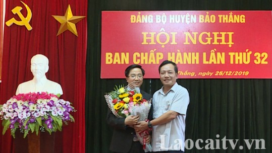 Huyện Bảo Thắng có tân Bí thư Huyện ủy