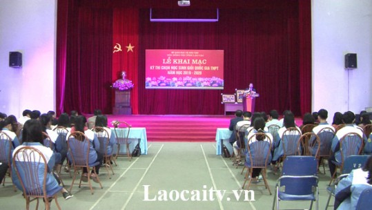 Khai mạc kỳ thi chọn học sinh giỏi THPT cấp quốc gia năm học 2019 - 2020