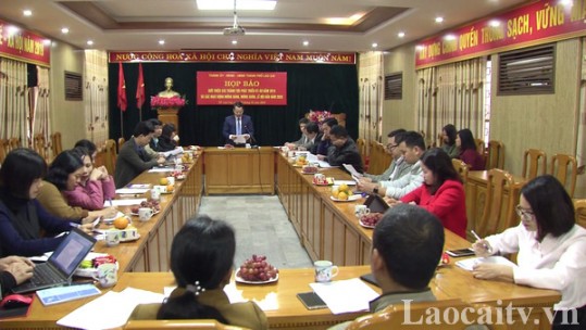 Thành phố Lào Cai họp báo thông tin tình hình kinh tế - xã hội năm 2019